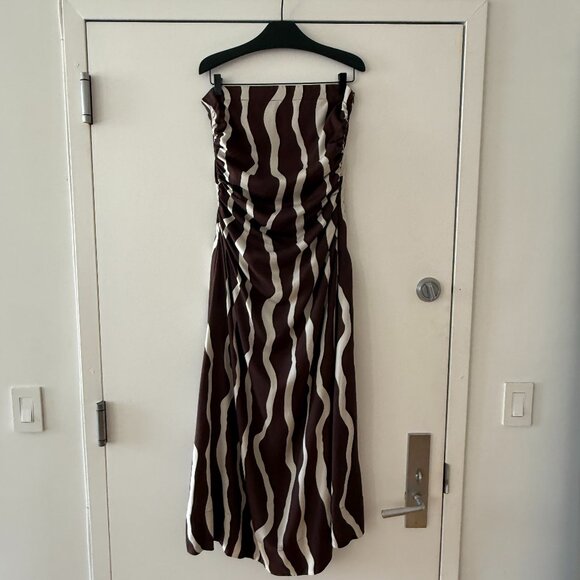 Faithfull the Brand Sicilia midi Dress in La Tuza Print, size Medium - Picture 6 of 9